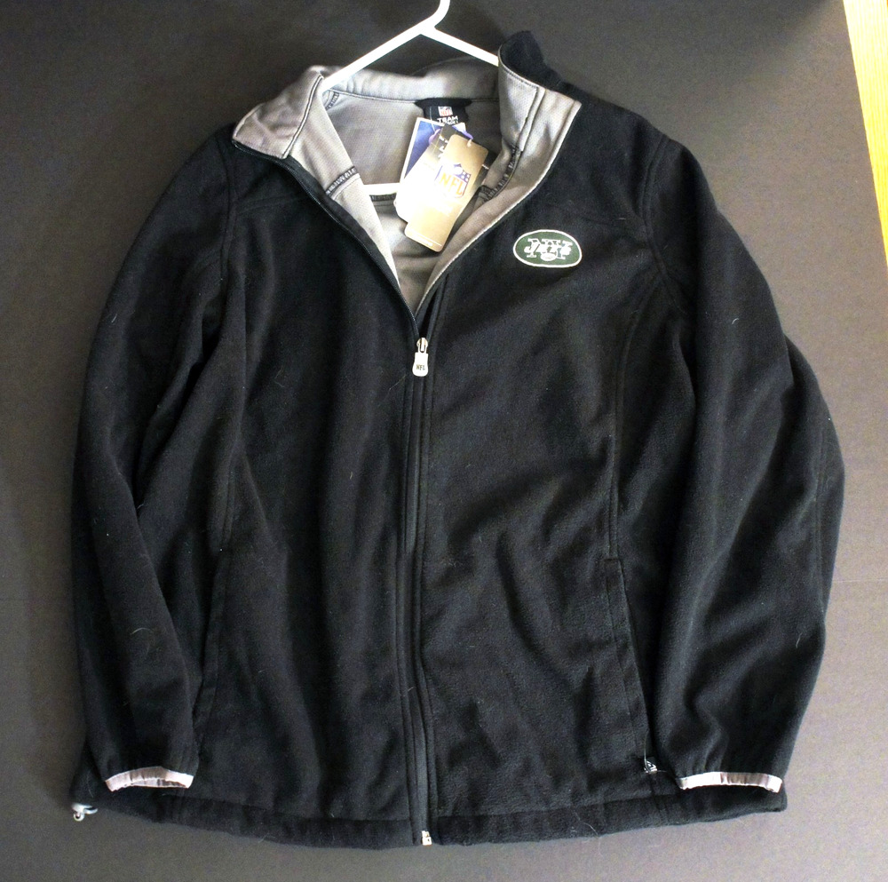 Official NFL New York Jets Womens XL Fleece Windbreaker New with tags NWT
